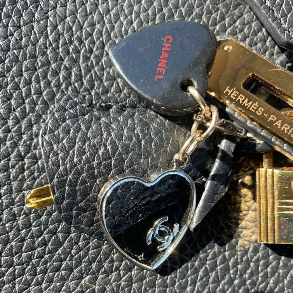 Vintage Chanel bag charm